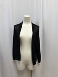 Eileen Fisher Black Knit Open Cardigan