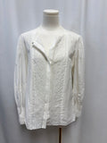 Kobi Halperin White Embroidered Blouse