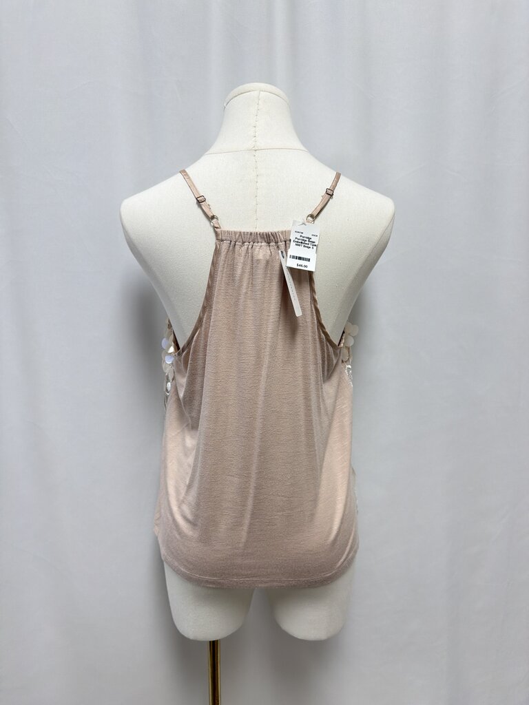 Porridge Beige Embellished Tank NWT