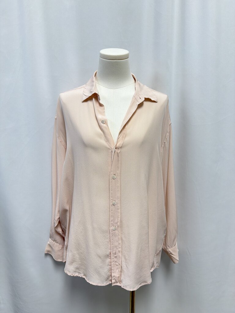 Katharine Hamnett London Light Pink Button Up Top