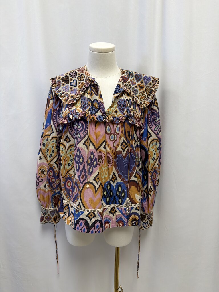 Farm Rio Multi Print Boho Top