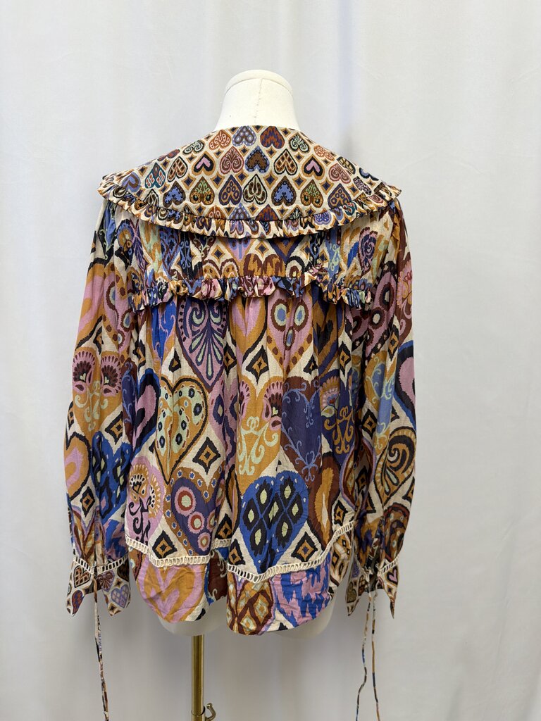 Farm Rio Multi Print Boho Top