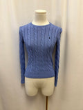 Polo Ralph Lauren Cornflower Cable Knit Sweater