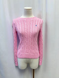 Polo Ralph Lauren Baby Pink Cable Knit Sweater