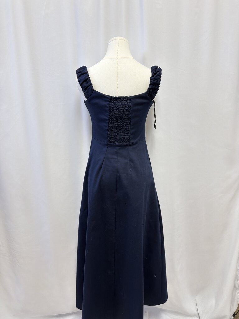 Favorite Daughter Navy Off the Shoulder Maxi Dress