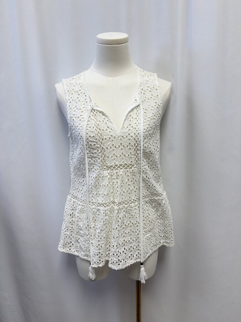 Meadow Rue White Eyelet Top