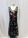 Johnny Was x Biya Black Embroidered Sundress