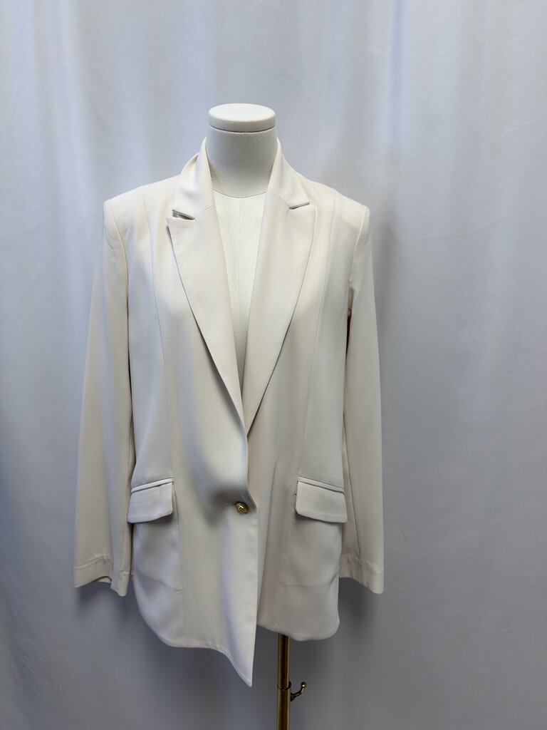 Zimmermann Ivory Lace Trim Blazer