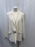 Zimmermann Ivory Lace Trim Blazer