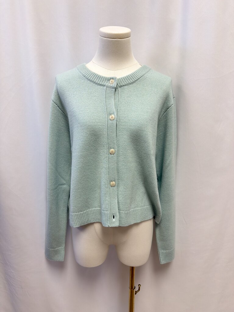 TWP Pale Aqua Cashmere Cardigan NWT