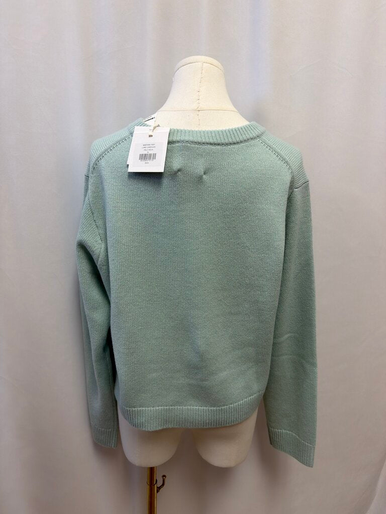 TWP Pale Aqua Cashmere Cardigan NWT