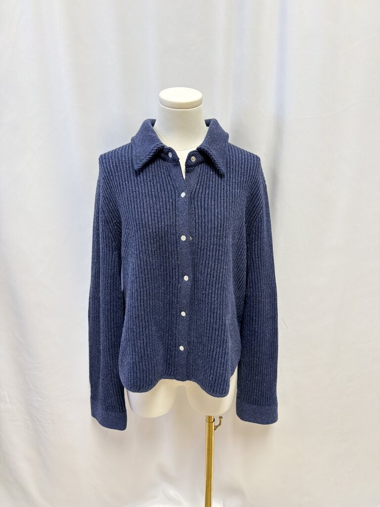 TWP Blue Cashmere Cardigan