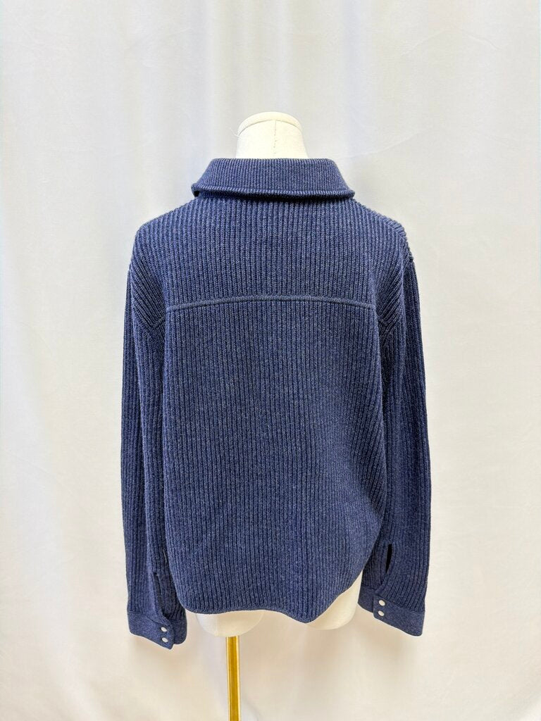 TWP Blue Cashmere Cardigan