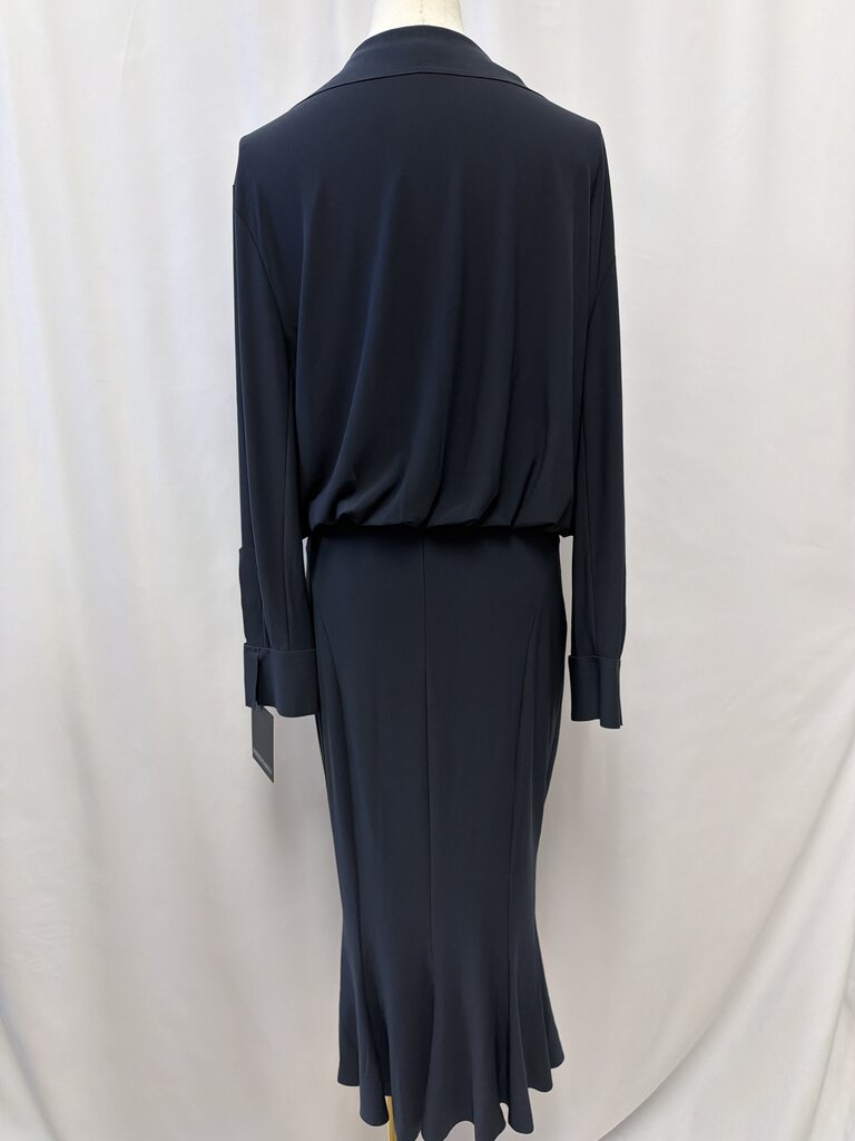 Norma Kamali Pewter Fishtail Dress NWT