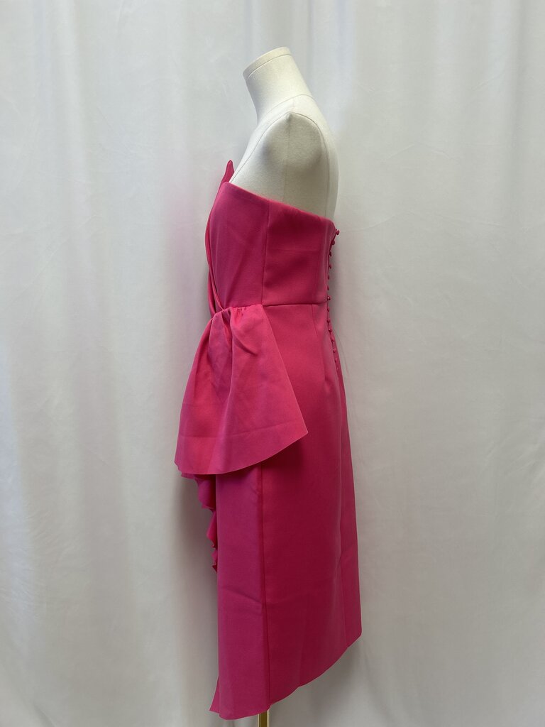 Elliatt Pink Strapless Ruffle Front Cocktail Dress NWT