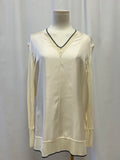 rag & bone silk long sleeve v-neck