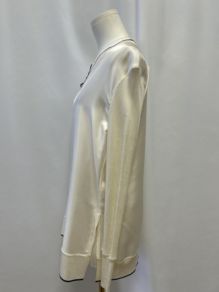 rag & bone silk long sleeve v-neck