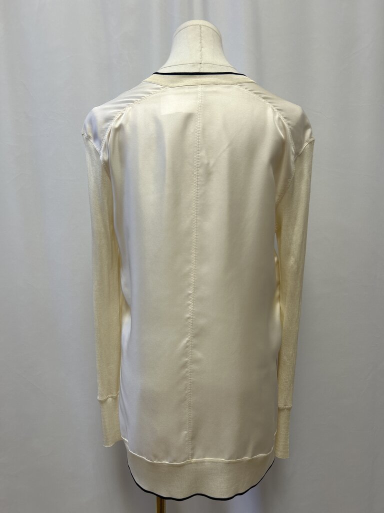 rag & bone silk long sleeve v-neck