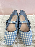 Loeffler Randall Gingham Mary Jane W/ Box