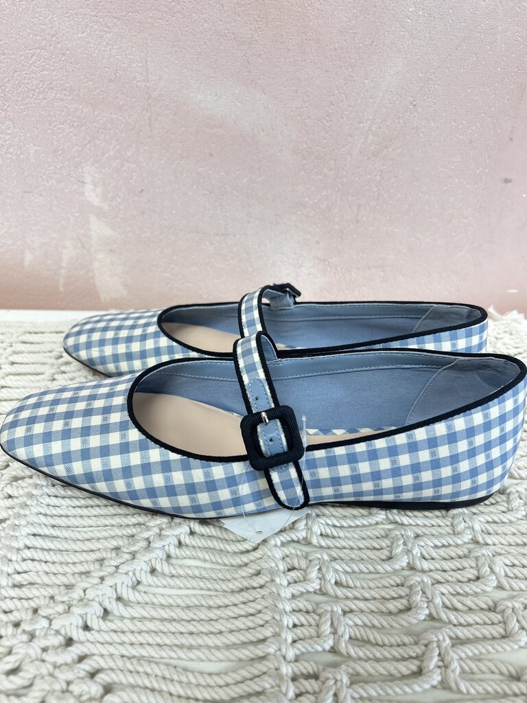 Loeffler Randall Gingham Mary Jane W/ Box