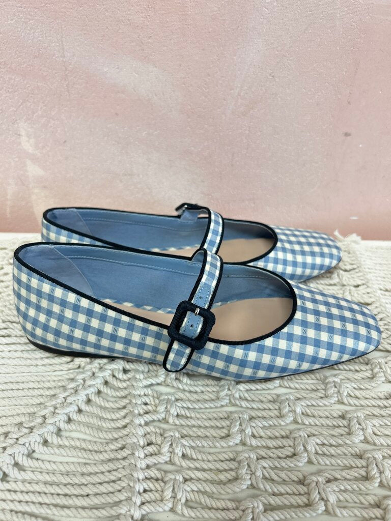 Loeffler Randall Gingham Mary Jane W/ Box