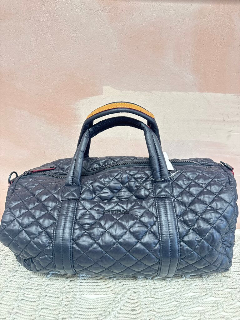 MZ Wallace Quilted Weekender Bag w/ Strap