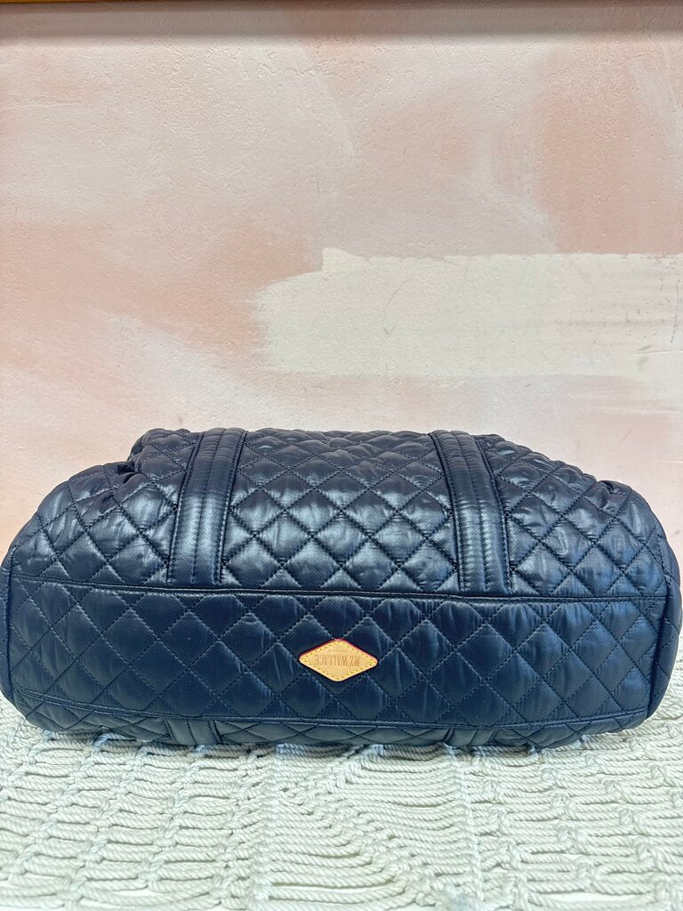 MZ Wallace Quilted Weekender Bag w/ Strap