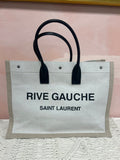 Saint Laurent Canvas Rive Gauche Tote