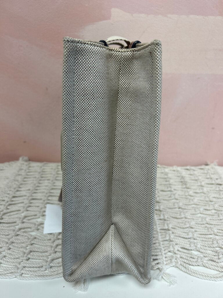Chloe Woody Canvas Tote Medium (As Is)
