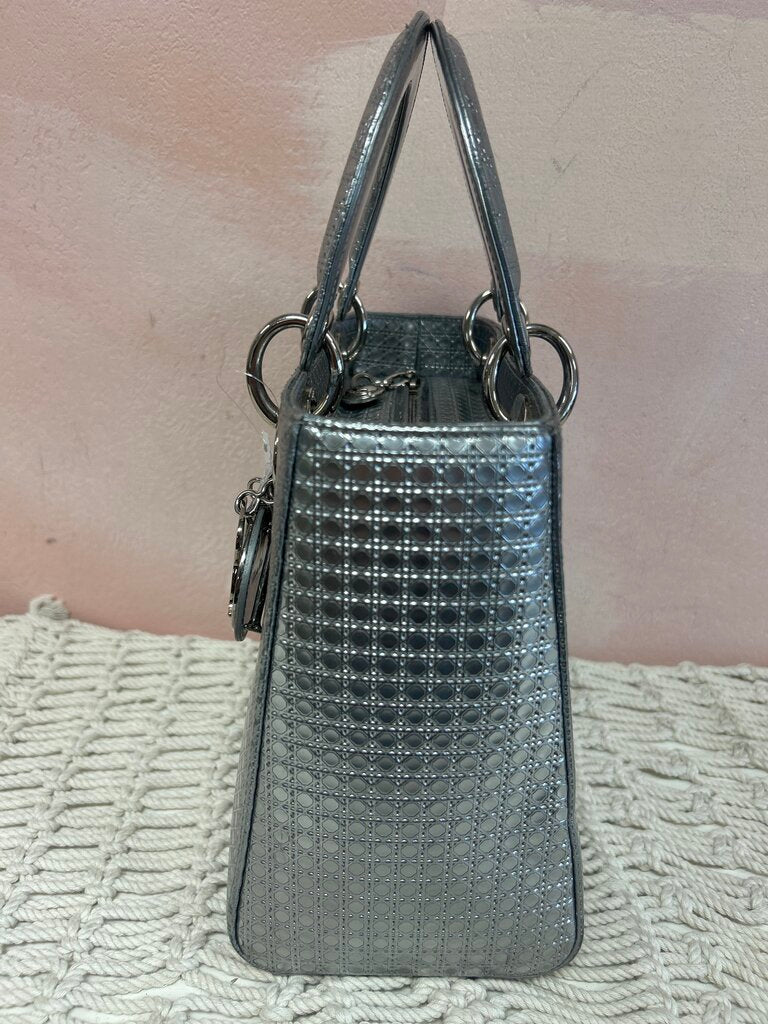 Dior Cannage Lady Dior Medium Top Handle