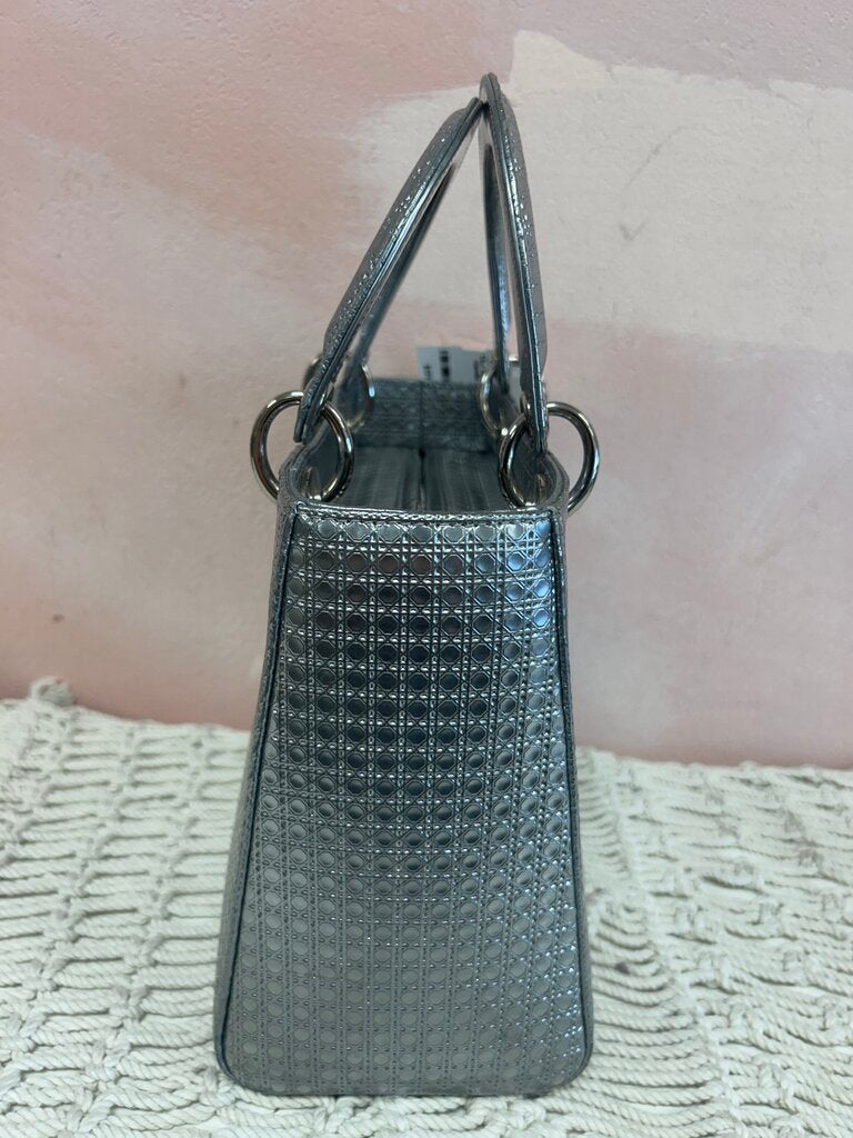 Dior Cannage Lady Dior Medium Top Handle