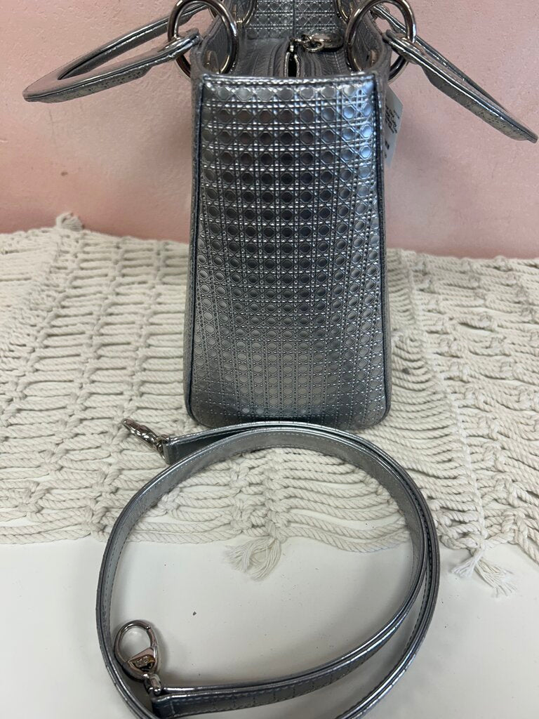 Dior Cannage Lady Dior Medium Top Handle