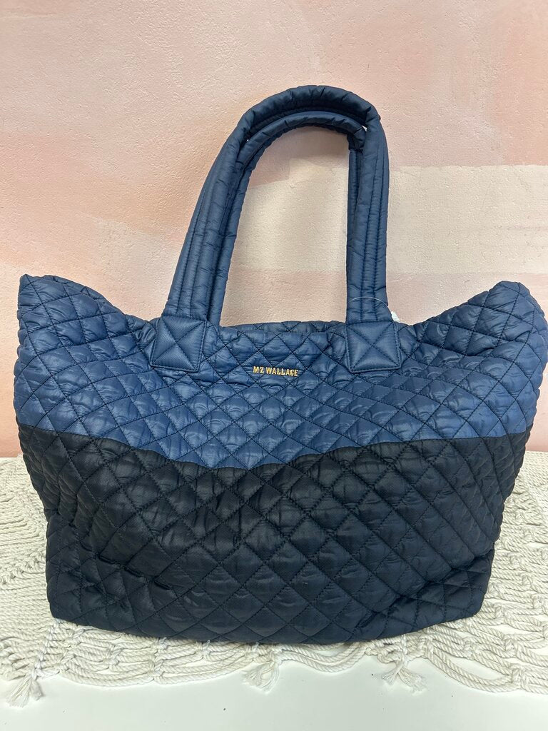 MZ Wallace Two Tone Quilted Large Tote