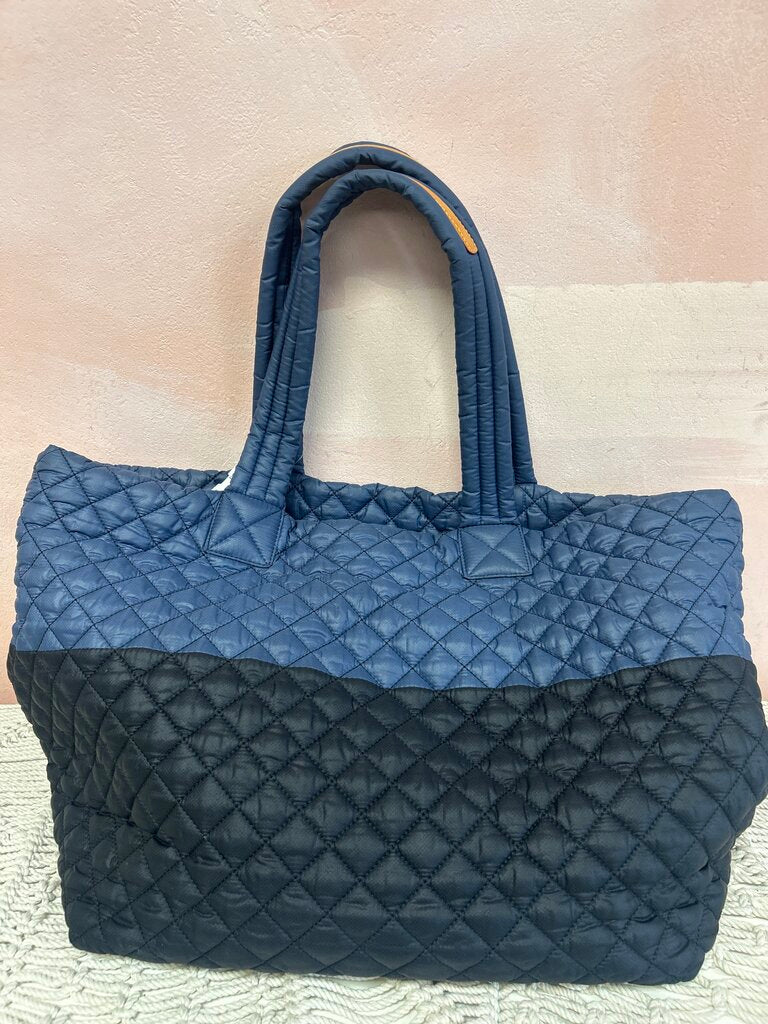 MZ Wallace Two Tone Quilted Large Tote