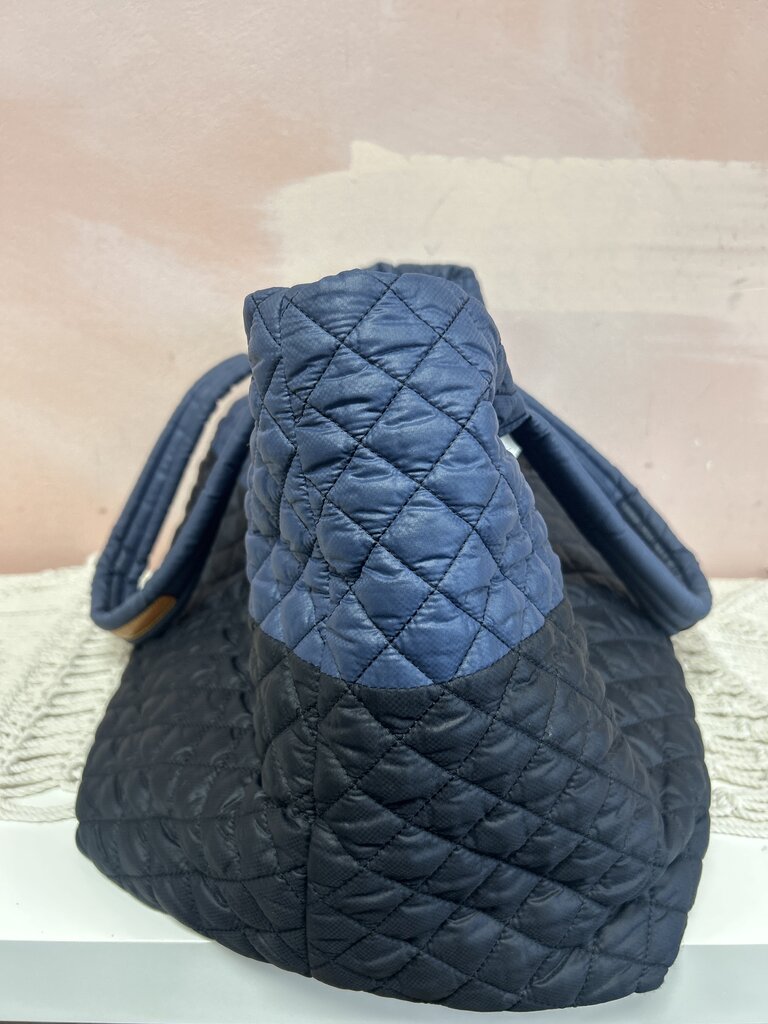 MZ Wallace Two Tone Quilted Large Tote