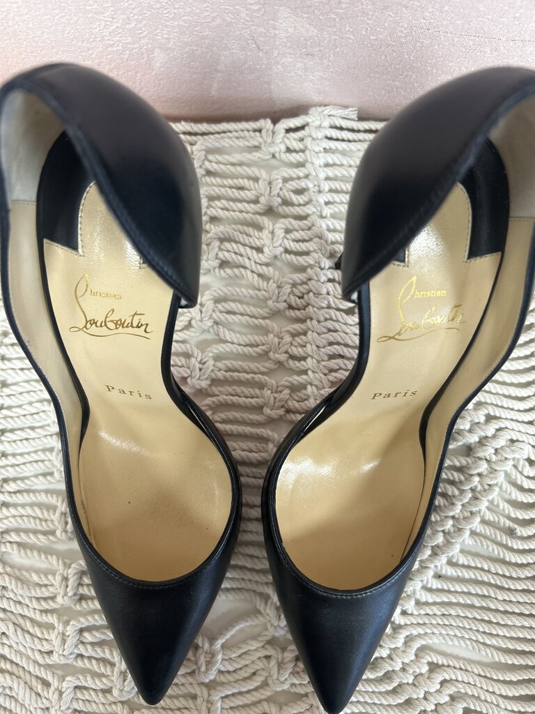 Louboutin Leather D'Orsay Pumps w/ Box and Dustbag
