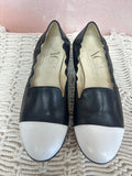 AGL Cap Toe Loafer Flats