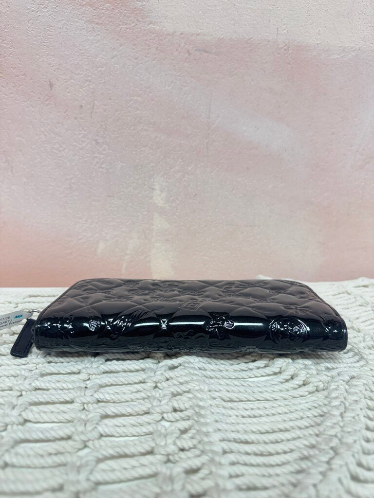 Chanel Precious Symbols Patent Zippy Wallet w/ Box