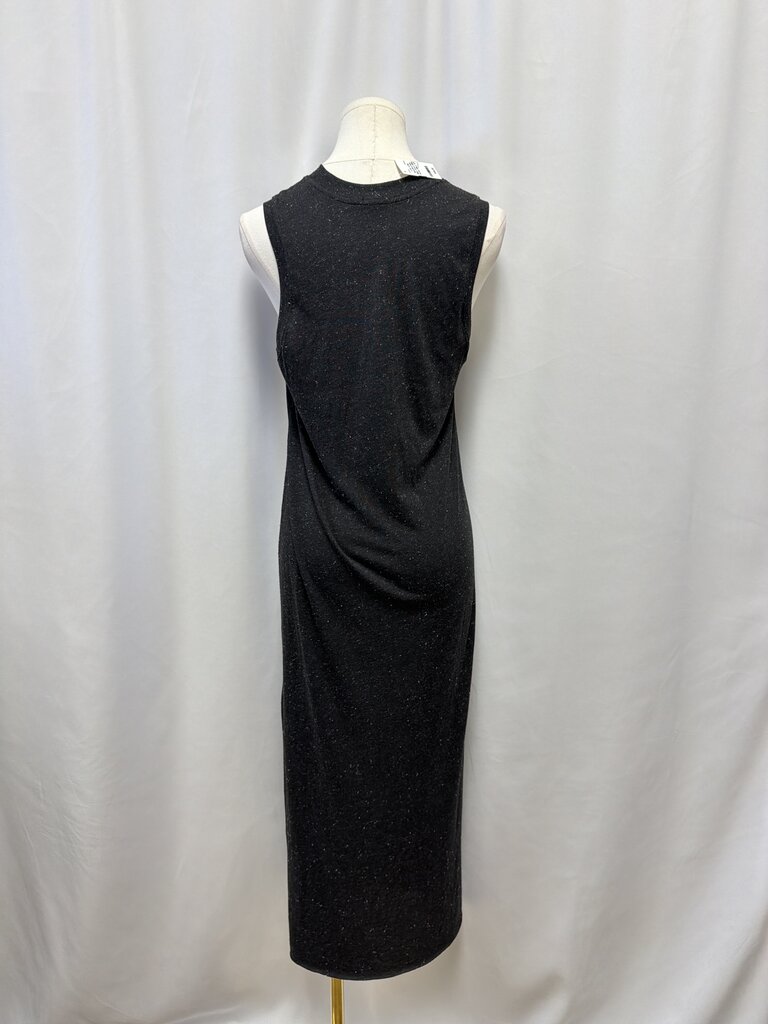 ATM Speckled Knit Maxi Dress With Pocket