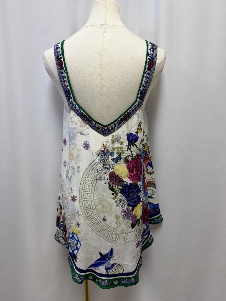 Camilla V-Neck Floral Silk Tank