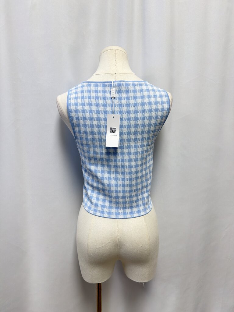ASTR Knit Gingham Tank NWT