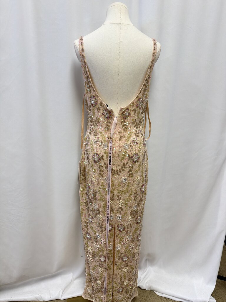 Mac Duggal Beaded Scoop Neck Dress NWT (Originally $598)