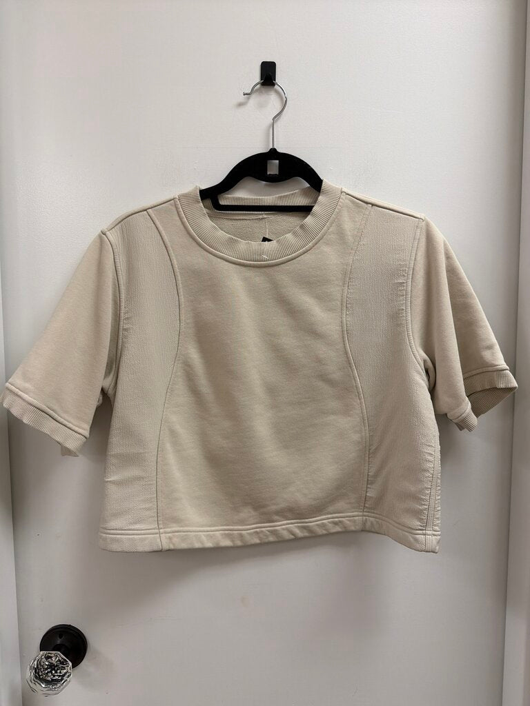 Lululemon Cropped Short Sleeve Crew Neck