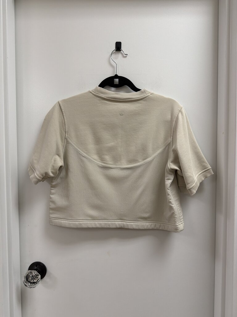 Lululemon Cropped Short Sleeve Crew Neck