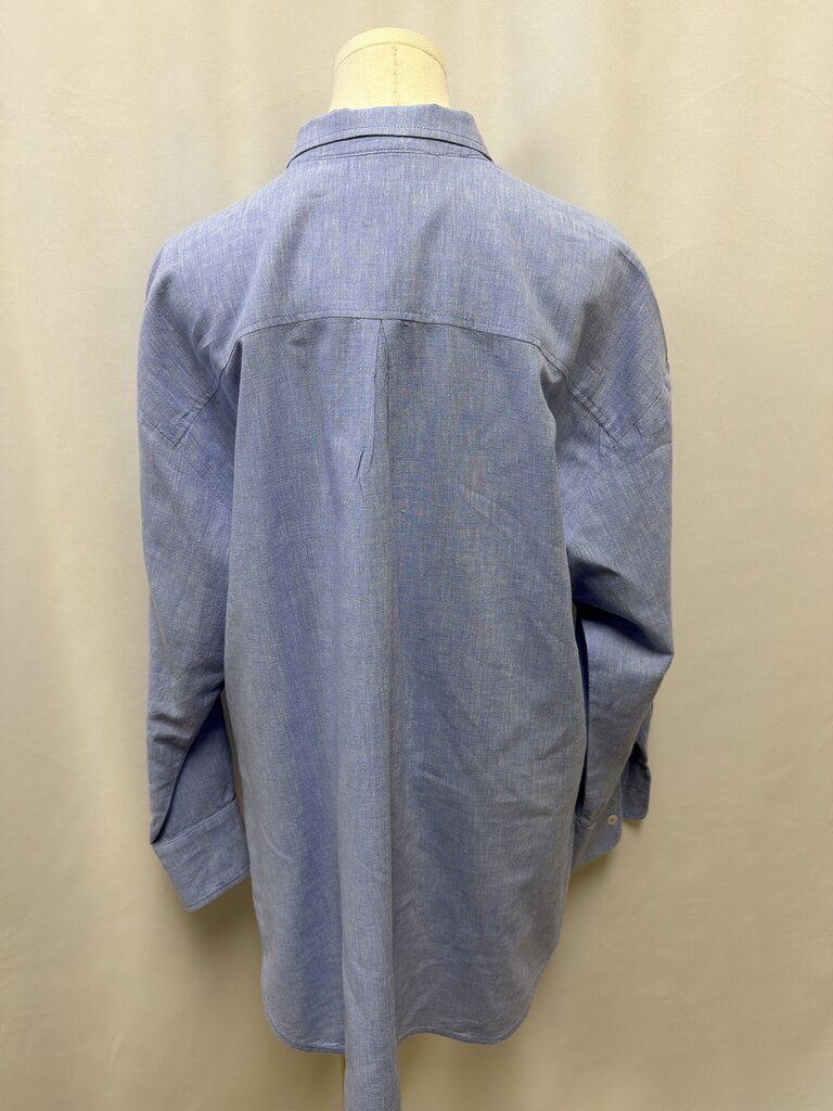Maeve Linen Blend Button Up