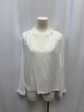 Cloth & Stone Tencel Lyocell Airy Ruffle Collar Blouse