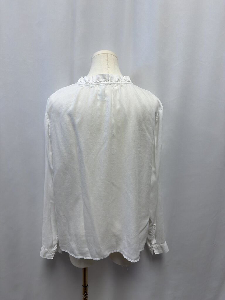 Cloth & Stone Tencel Lyocell Airy Ruffle Collar Blouse