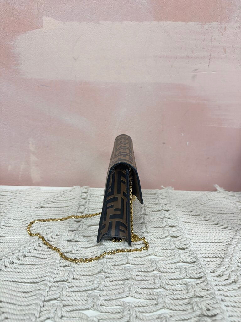 Fendi Diamonds Wallet on a Chain w/Box and Dustbag (In Stoes $1350)