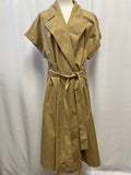 Lafayette 148 Cotton Belted Short Sleeve Dress