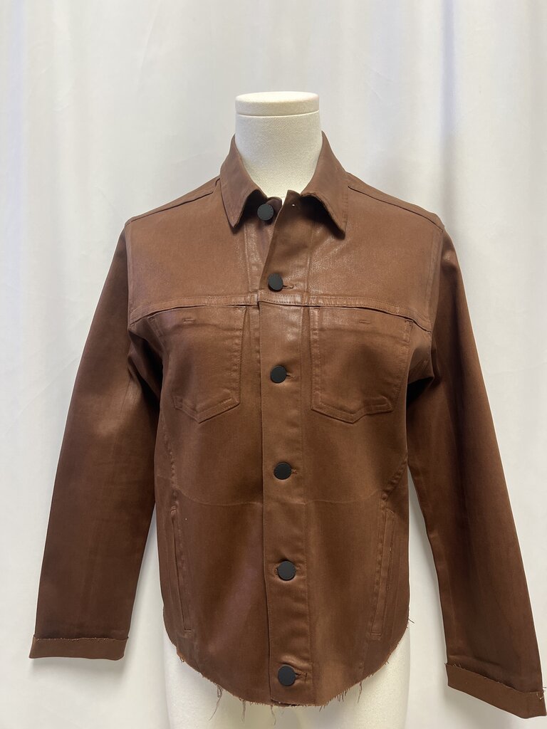 L'Agence Coated Canvas Jacket